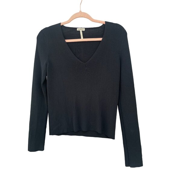 Hermes Womens Black Knitted Long Sleeve Winter Pullover Sweater Size XS - Picture 1 of 13